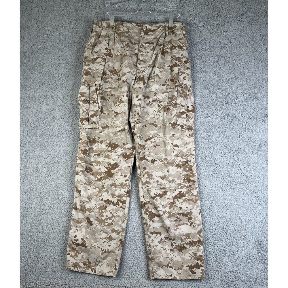 MILITARY PANTS Mens 32 x 30 Trousers Desert Marpat Camouflage MCCUU Marines